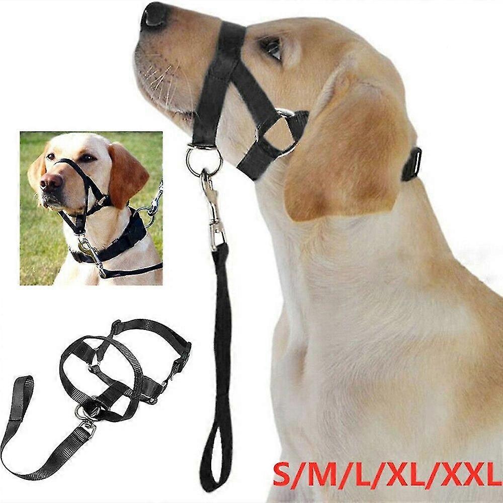 Dog Halter Training Head Collar Anti Stop Chewing Pets Accessories