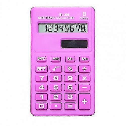 Portable Calculator Compact Electronic Calculator Abs Botton Design Long Lasting School Students Handheld Calculator