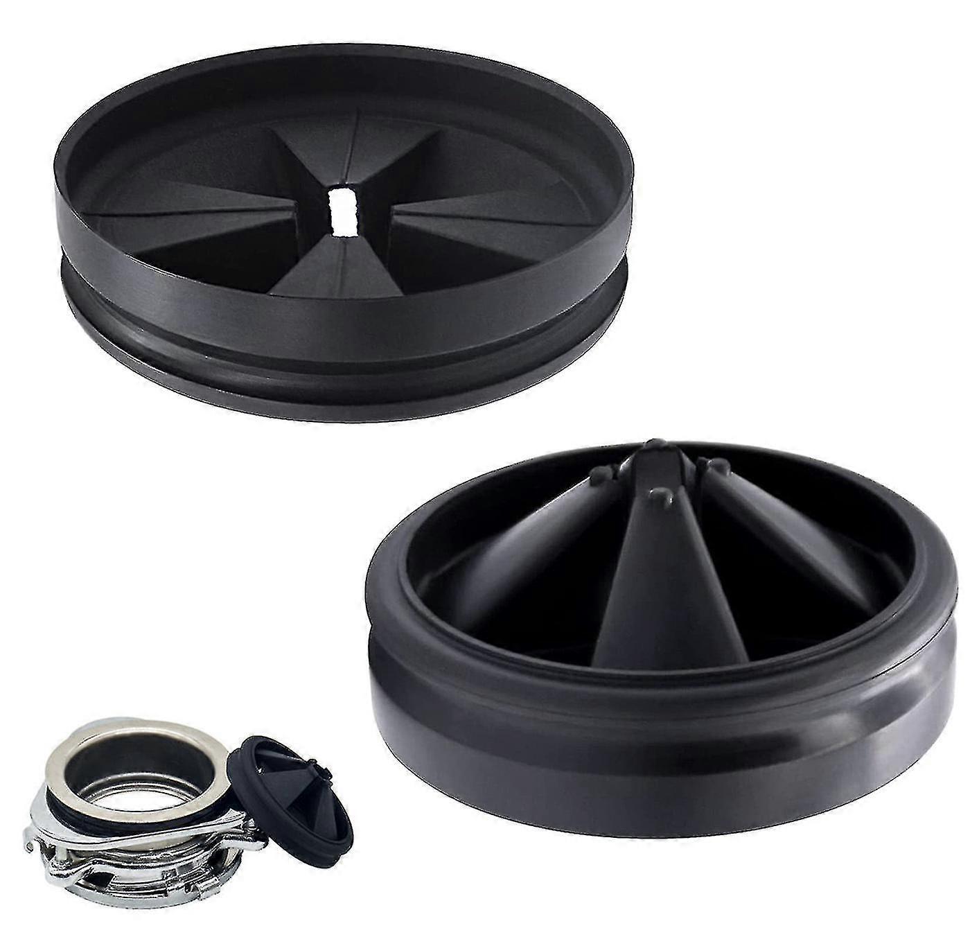 Garbage Disposal Splash Shield Splash Ring Detachable Three-point Buckle Splash Shield For Water Outlet