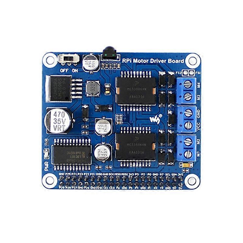 MC33886 Drives Expansion Board for For Raspberry Pi Rpi DC 5V Large Flow 5A