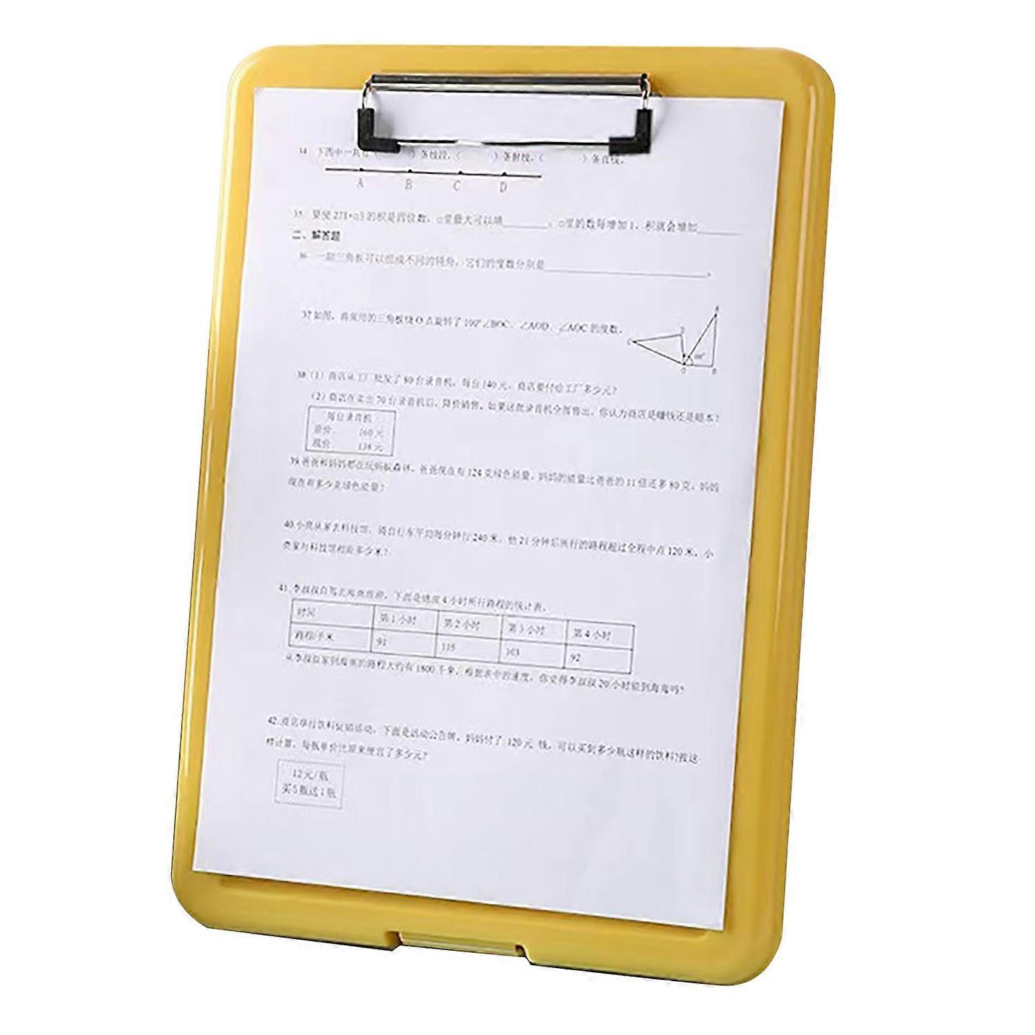 Nursing Student Clipboard 2 in 1 Storage Foldable Clipboard Waterproof A4 Size Paper Storage