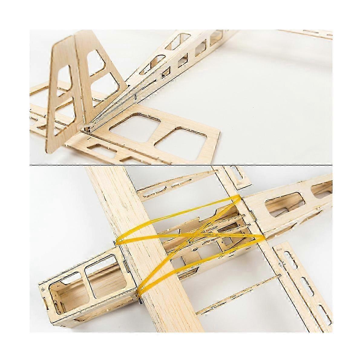 R03 عصا -06 طائرة 580mm جناحيها البلسا الخشب DIY الطائرات الكهربائية RC تحلق لعبة نسخة غير مجمعة واحدة