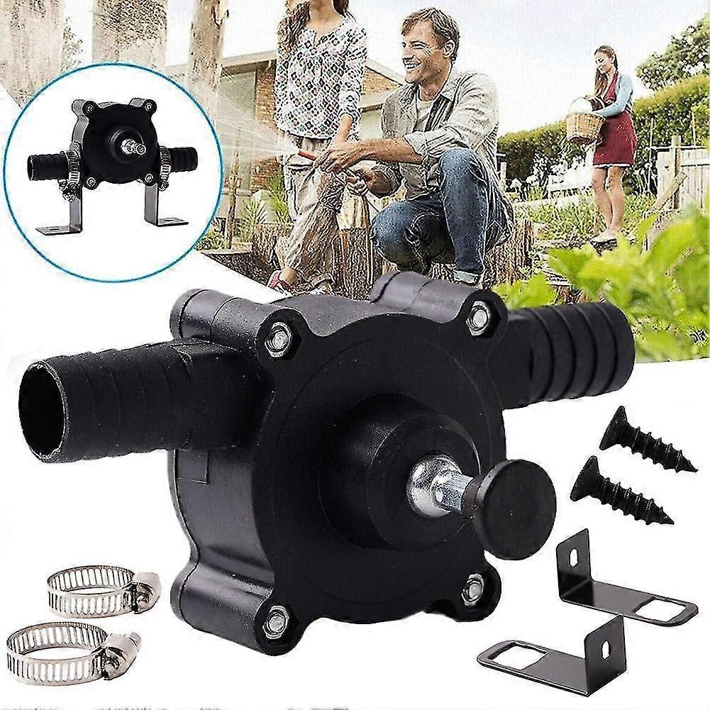 Electric Drill Drive Self Priming Pump Water Oil Fluid Transfer Pump Tool