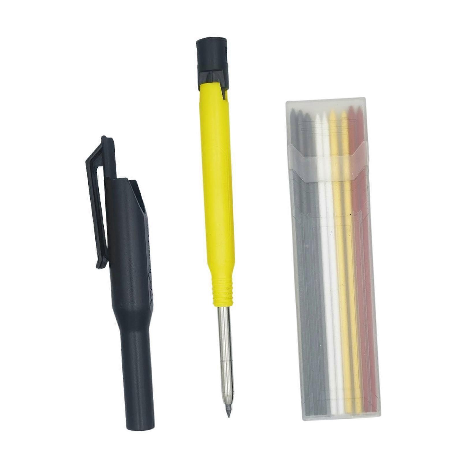 Carpenter Pencil with Refill Deep Reach Markers for Painting Writing Drawing