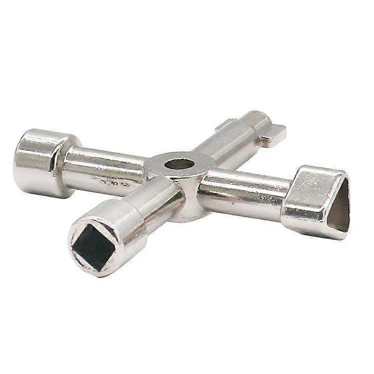 Multi-functional New Alloy Practical For Train Electrical Elevator Cabinet Valve Triangle Key Cross Key Universal