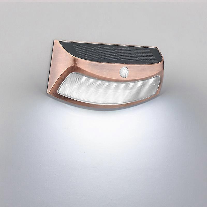 Red Copper Human Body Induction Solar Wall Light