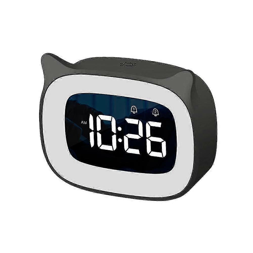 Cute Alarm Clock With Night Light, Wake Clock For Kids,table Clock Gifts