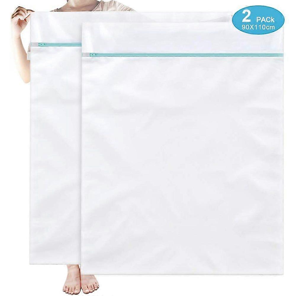 Großer Wäschenetz Wäschesack XXL 90 x 110 cm 2er Pack Wäschesack Wiederverwendbar