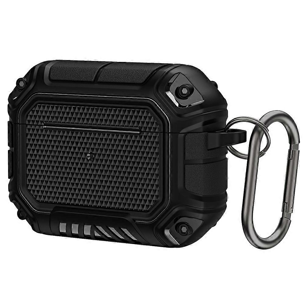 ダイヤモンドシールドメカTPU+PCイヤホン保護ケース AirPods Pro用フック付き