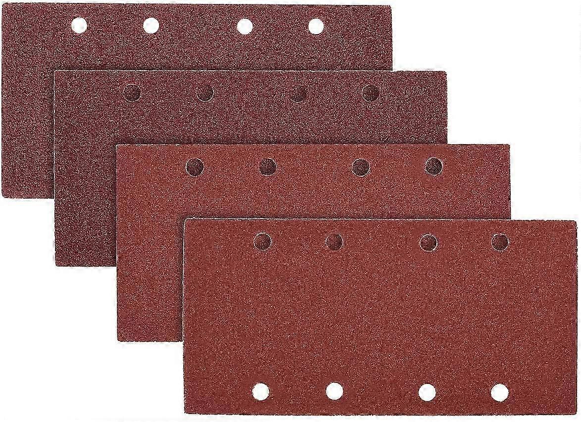 25x sandpaper - Orbital sander abrasive - Sticky sanding sheets with hook and scratch - Grit P 40/60/80/100-93 x 185 mm