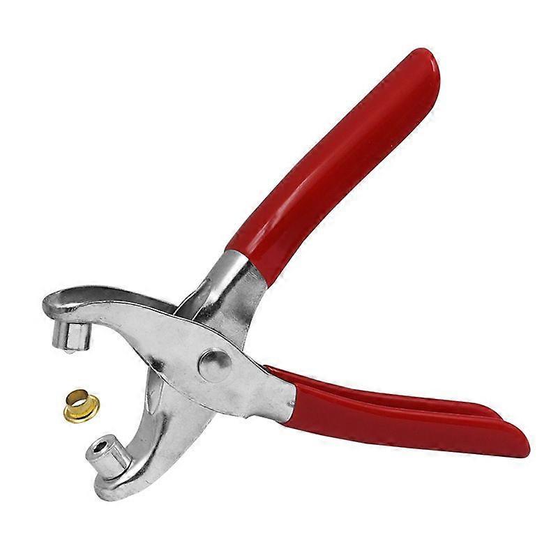 4mm / 0.16in Eyelet Grommet Pliers Set Eyelet Hole Puncher Pliers Kit with 28~40 Eyelets Metal Eyelet Tool Kit for Leather Clothing Belt