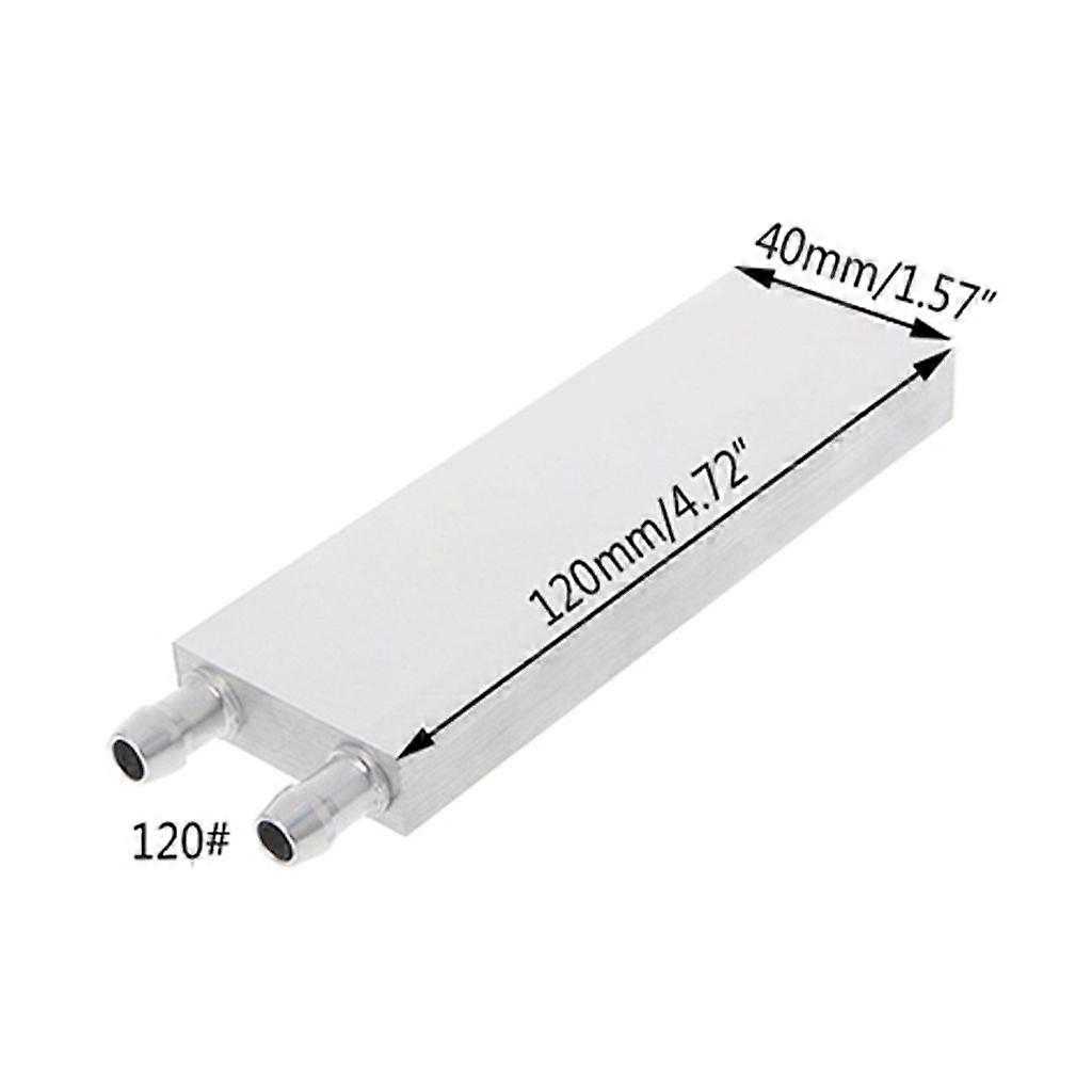 Aluminum Water Cooling Block Heat Sink for PC Computer CPU Graphics Radiator