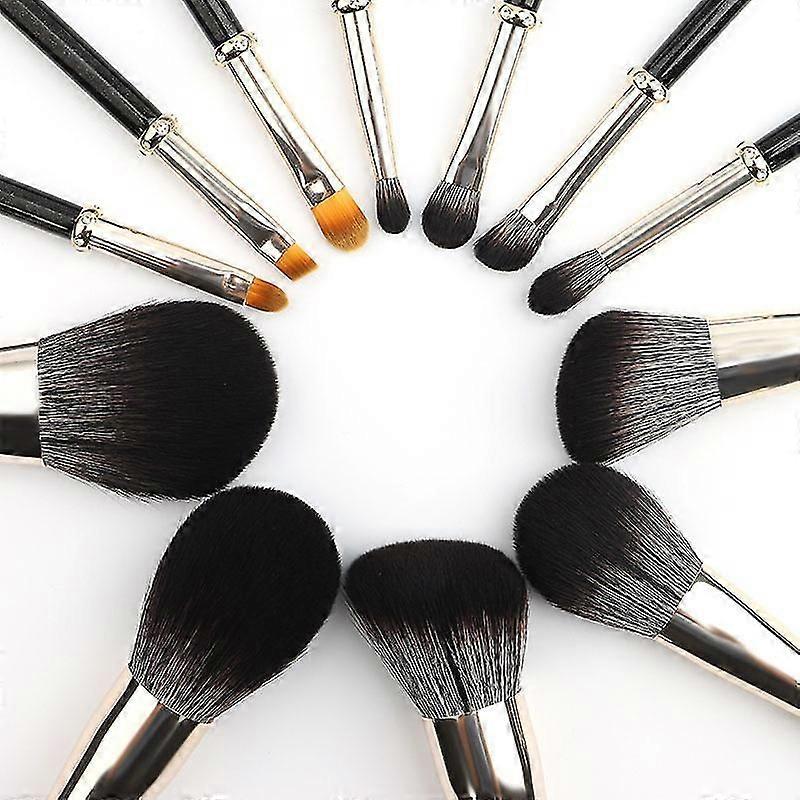 12pcs Makeup Brushes Set Foundation Blusher Eye Shadow Eyebrow Cosmetic Tools