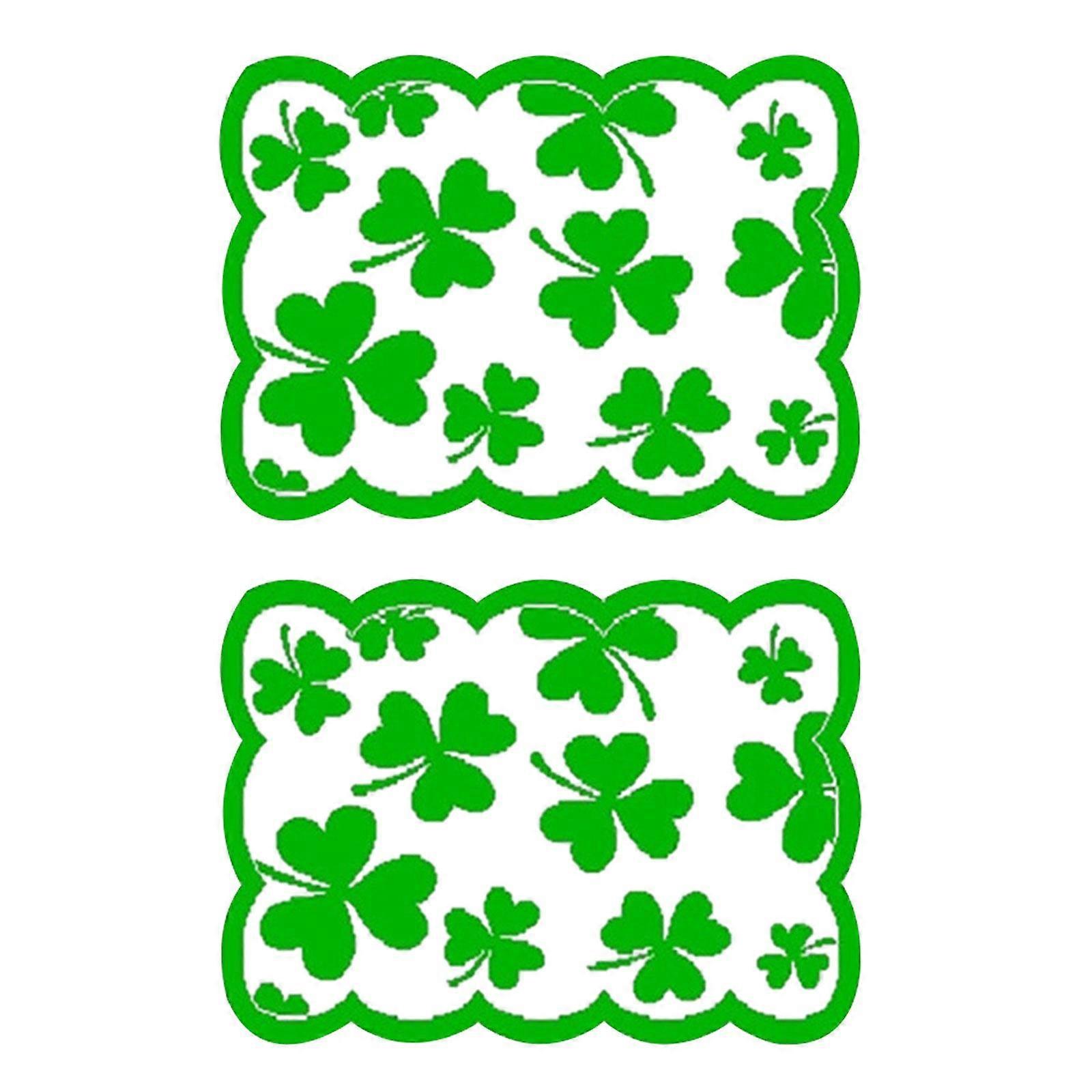 2 Pieces ST Patricks Day Decorations Placemats for Bar Kitchen Dining Table