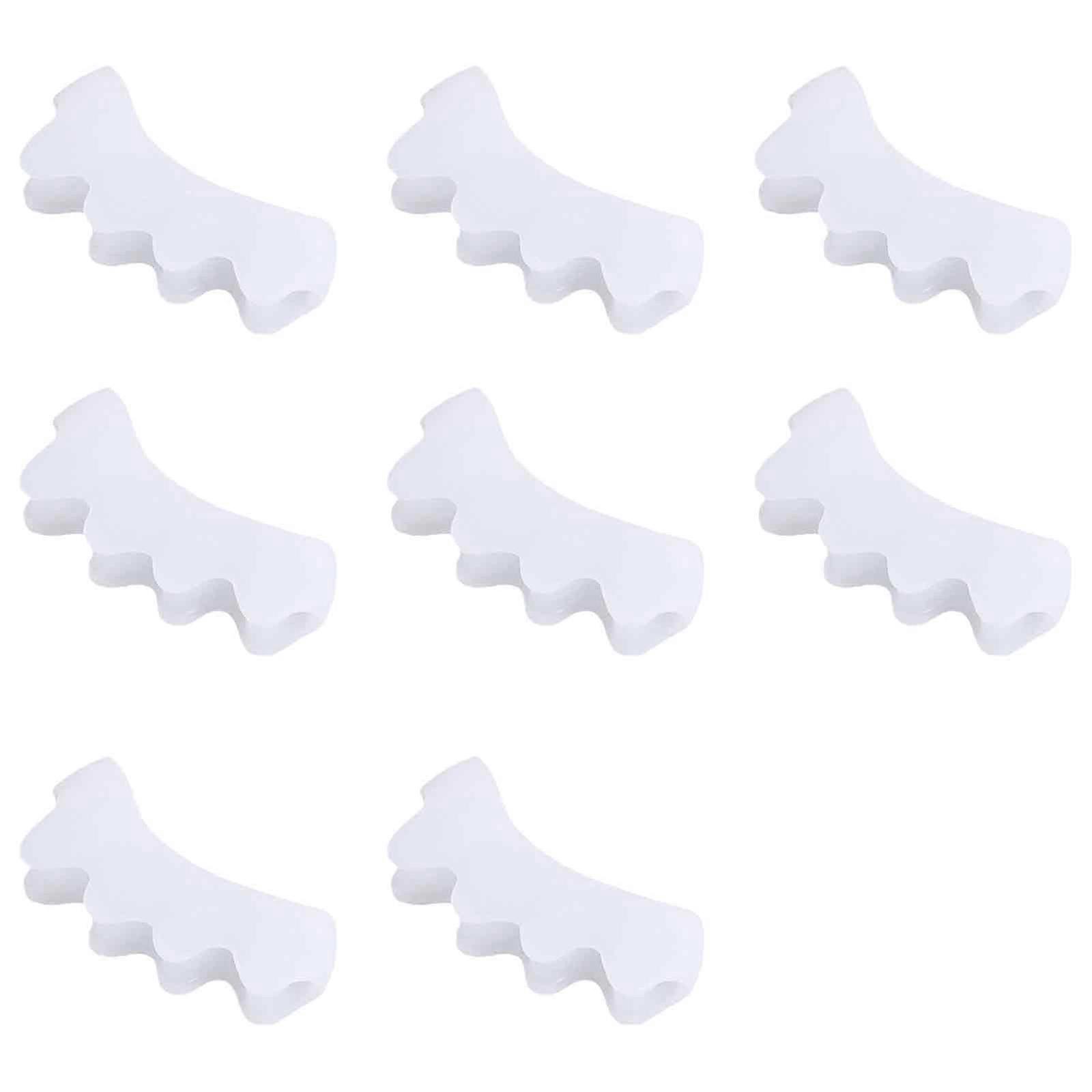 8 piezas de cadena blanca de cinco dedos