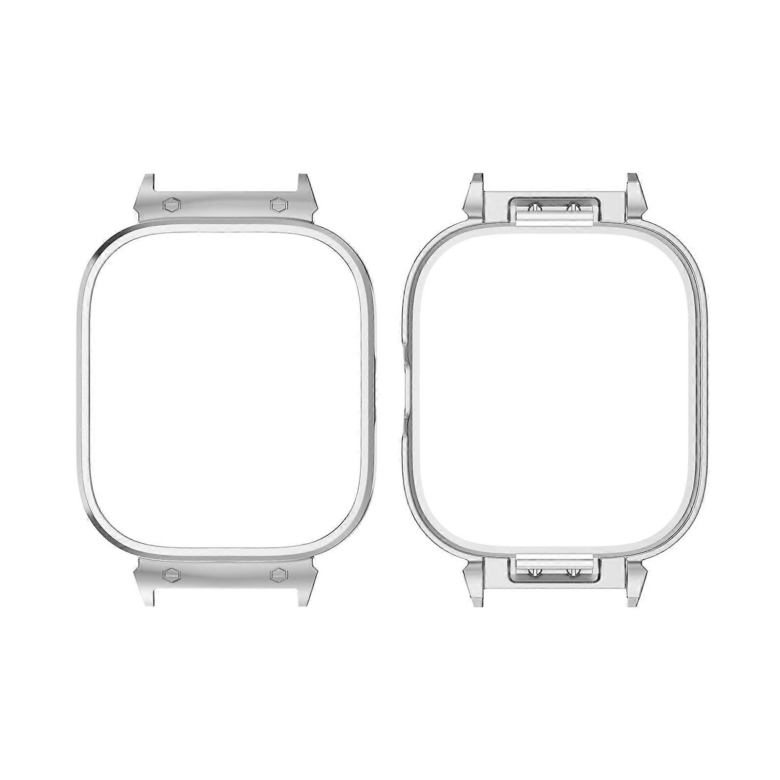 Protector Shell for CMF(D395) Shell Watch Screen Protector Metal Frame Cover Case Housing  Silver