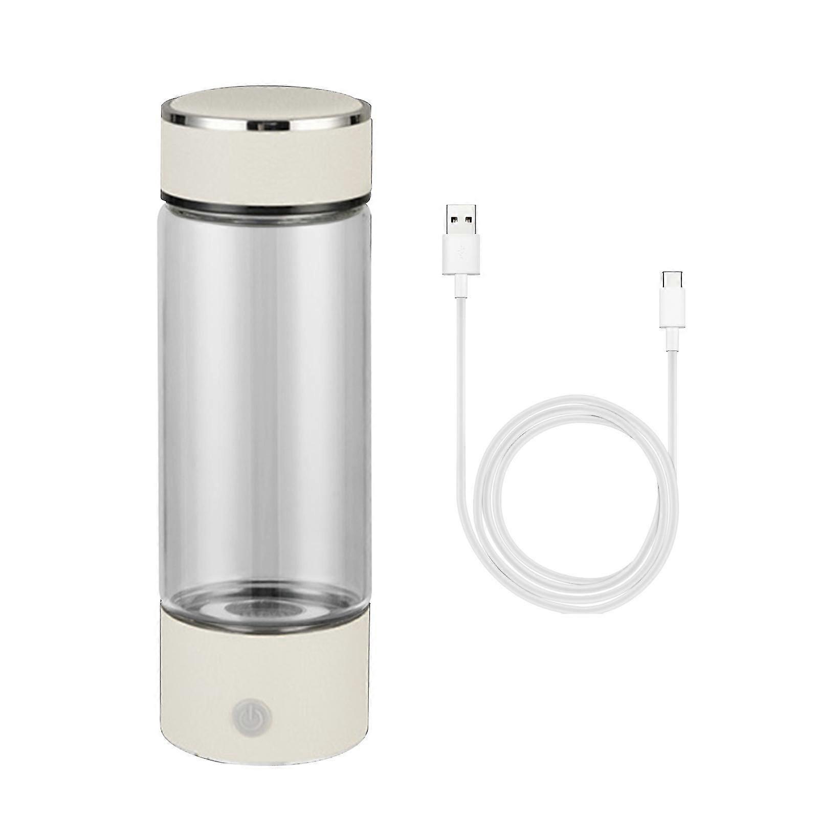 450ML Gobelet D’eau Transparent USB Rechargeable Rapide Électrolyse Hydrogène Riche Bouteille D’eau Ioniseur D’eau Machine Bouteille D’eau À Hydrogène Genera