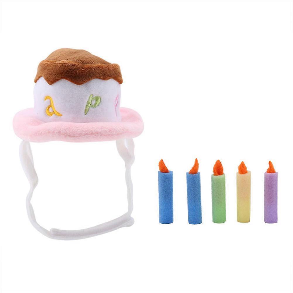 Adjustable Pet Hat Cap with Hairball for Dogs and Cats - Shining Pointed Design, Durable Material, Various Sizes Available