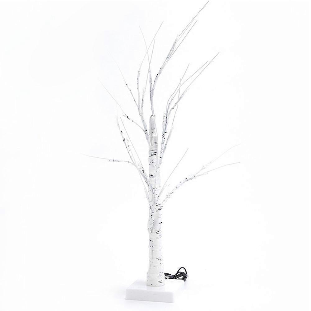 Christmas Lighted Birch Tree Branches Home Decor Tabletop Artificial Plastic Tree Lamp Xmas