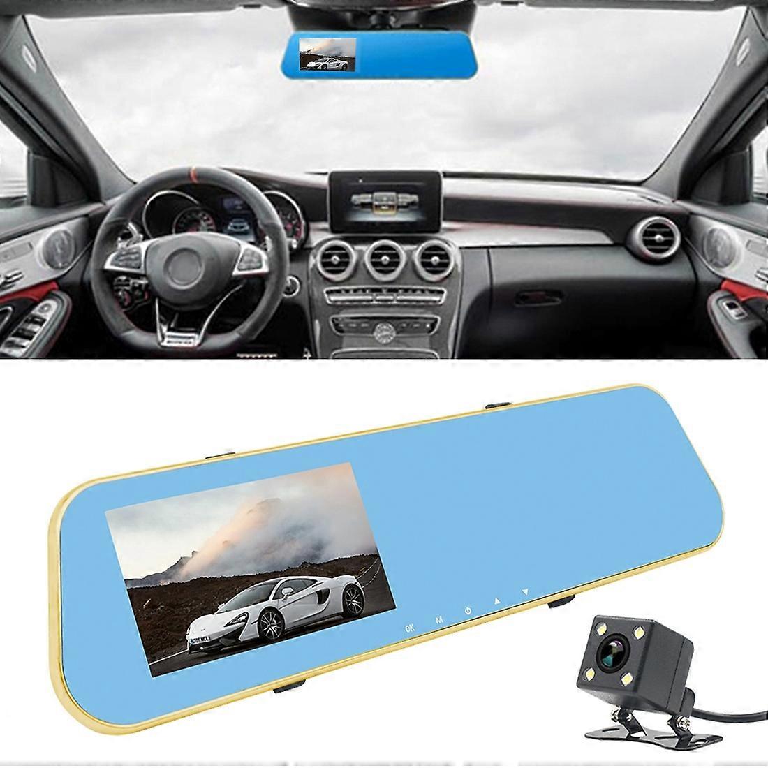 1080P 4.3 inch Screen Display Dual Camera Vehicle DVR