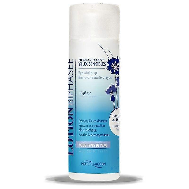 Two-phase makeup remover lotion for sensitive eyes