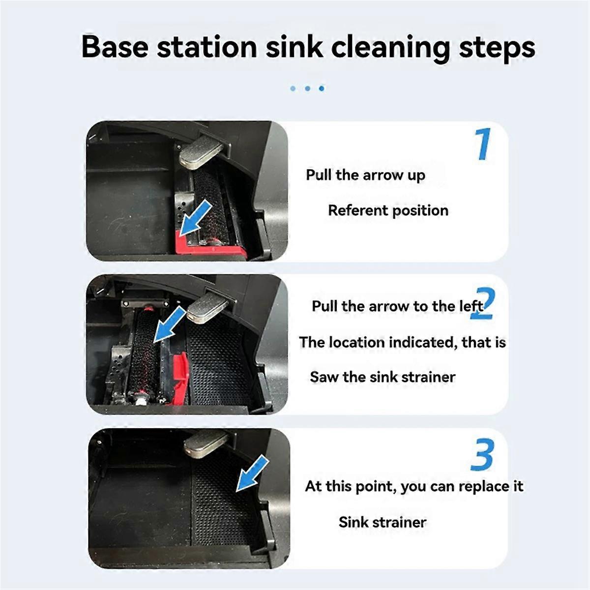 Suitable for G10S Sink Filter Sweeping Robot Accessories Base Station Filter Tank