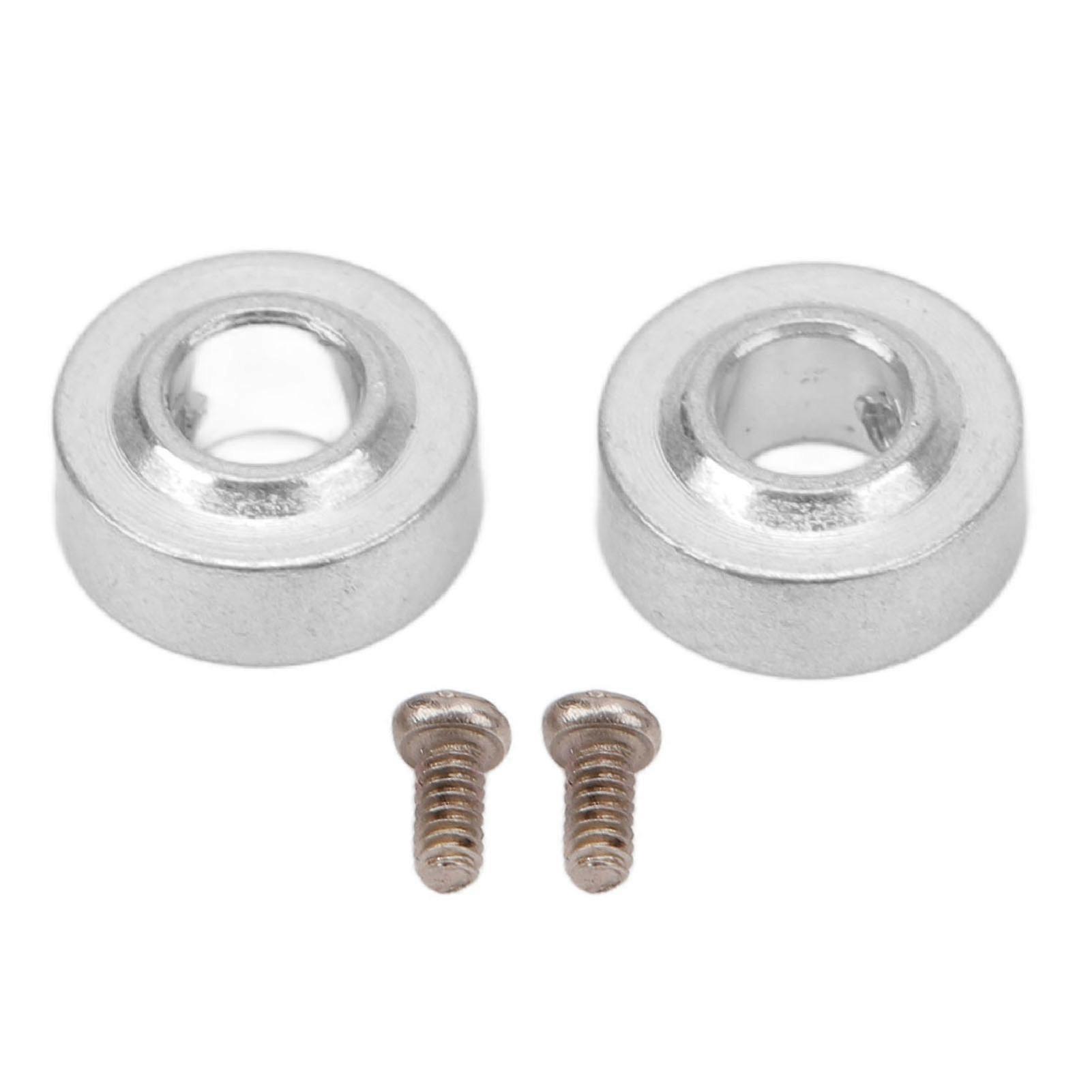 2PCS Spindle Retaining Silver Metal Fixed Ring for WLtoy K130 K200 Remote Control Helicopter