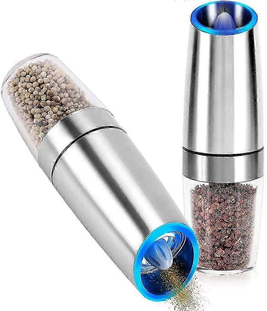 Gravity Salt and Pepper Grinder, Automatic Electric Pepper Grinder Portable