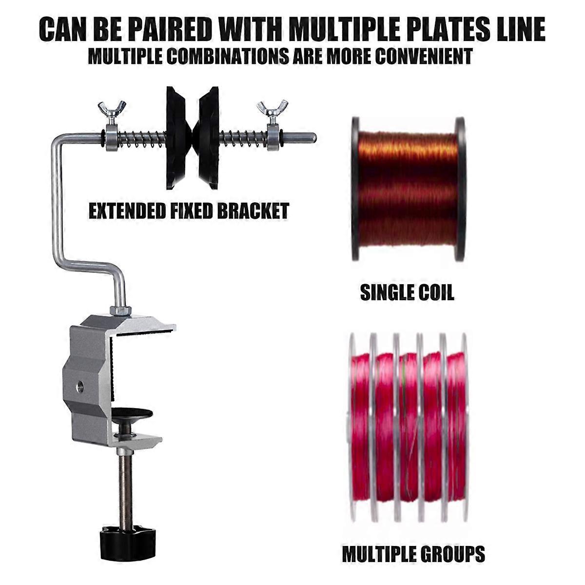 Fishing Line Spooler With Clamp Fishing Reel Line Spool Spooler