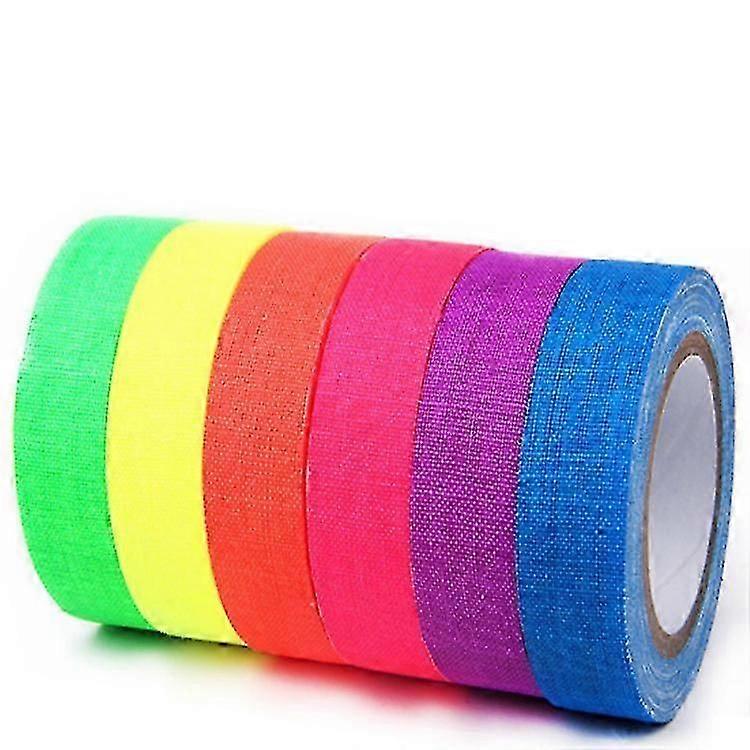 "Colored Masking Tape, Colored Painter's Tape, 6-Pack, Drawing Tape, Craft Tape, Labeling Tape, Paper Tape, Colored Tape, Art Tape"