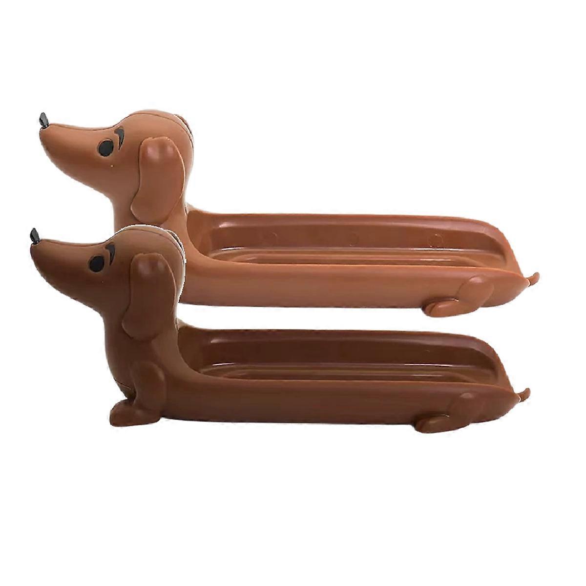 Puppy Shaped Serving Tray Dachshund Snack Holder for Home
