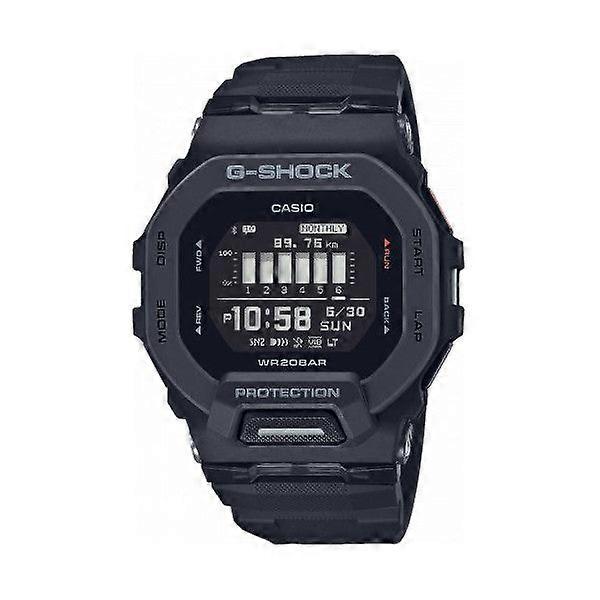 Casio G-shock Gbd-200-1er Men's Digital Sports Watch – Black Resin Band, Bluetooth, Step Tracker