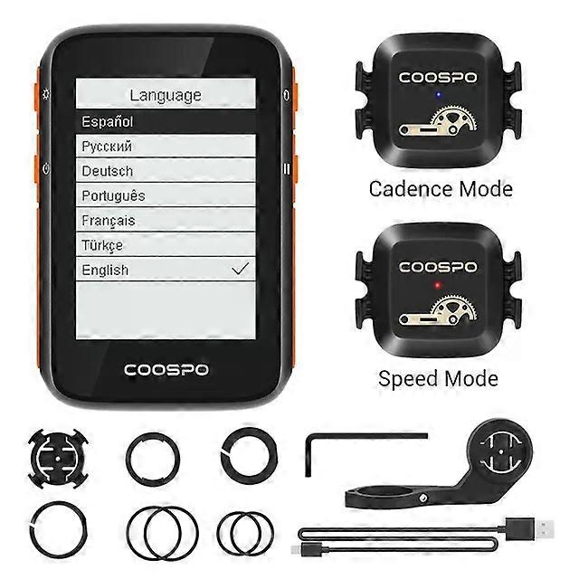 Bike GPS Computer Coospo BC200 2.4inch ANT+Bluetooth5.0 Bicycle Speedometer Odometer Multi-Language Cycling Accessories