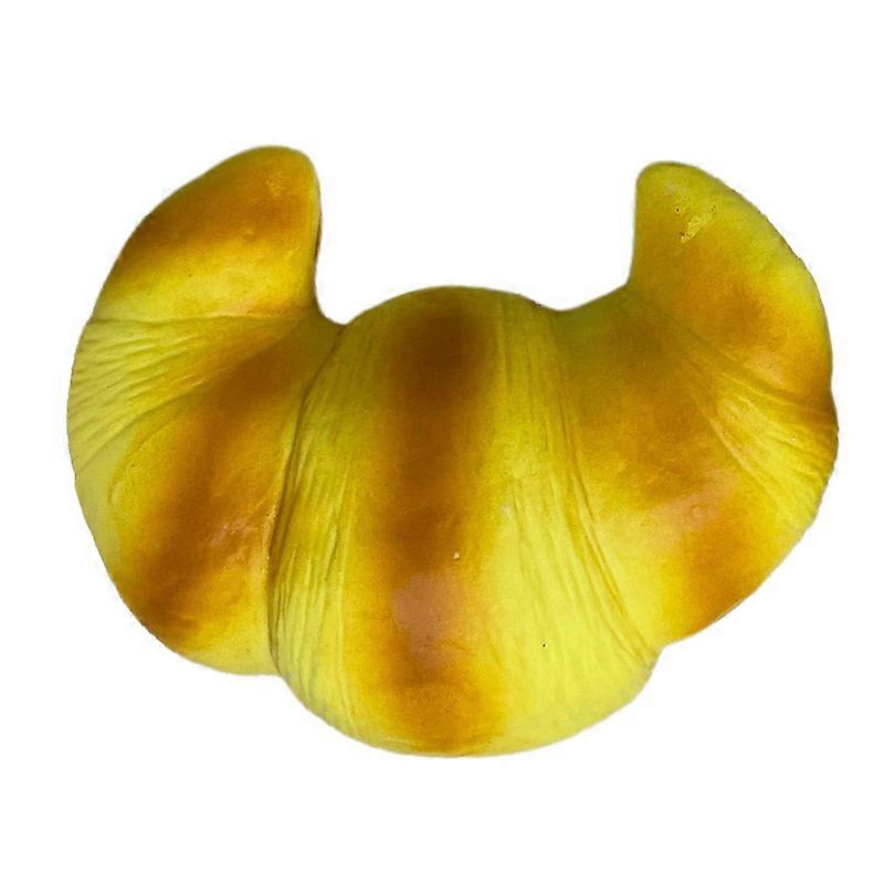 Super Sticky Soft Big Croissant Toy Slow Rising Sticky Stress Relief Toys Abreact Realistic Squishies Toy For Kids Adult
