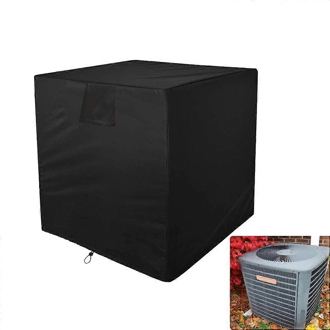 Light Black Universal Air Conditioner Cover for Patio Winter Square Size