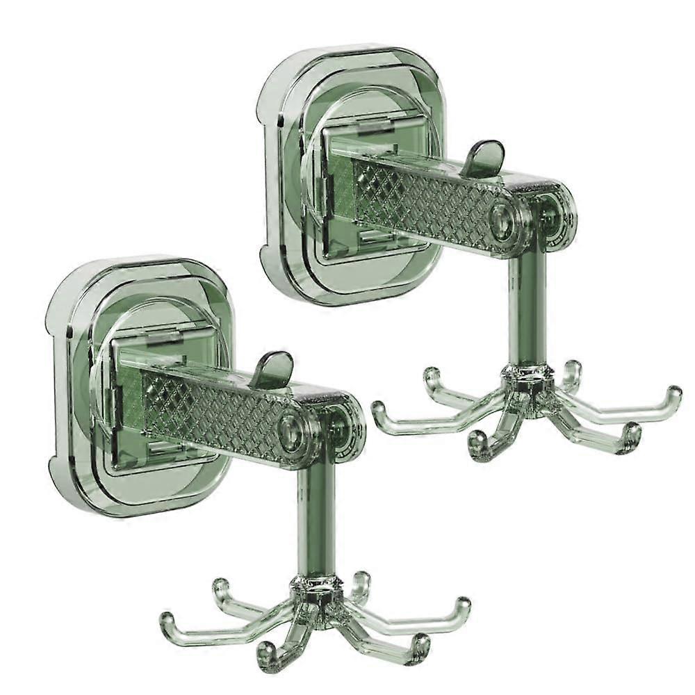 2 PCS Rotating Folding Hooks Bathroom for and Kitchen Storage