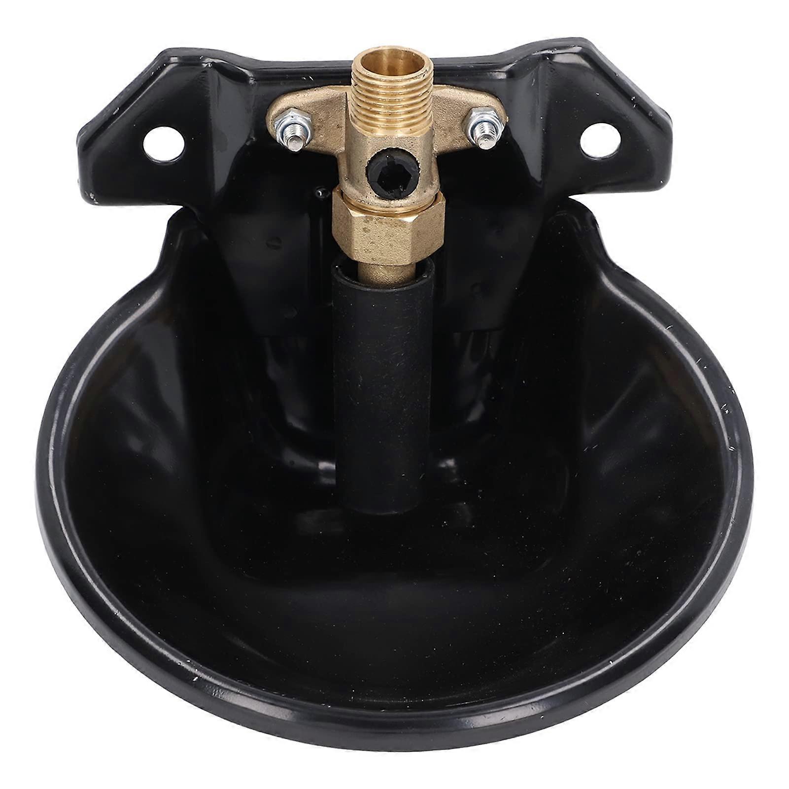 Automatic Livestock Waterer Bowl with Copper Valve Touch Switch for Sheep Cattle Pigs Dogs