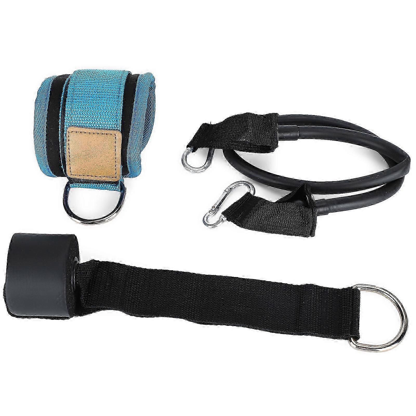 Fitness Elastic Bands for Physical Education Classes Legs Training with Ankle Ring BuckleBlue