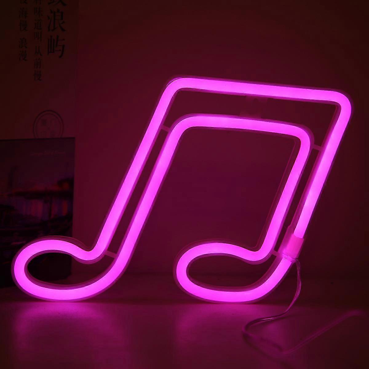 Led Note Neon Room Decoration Light