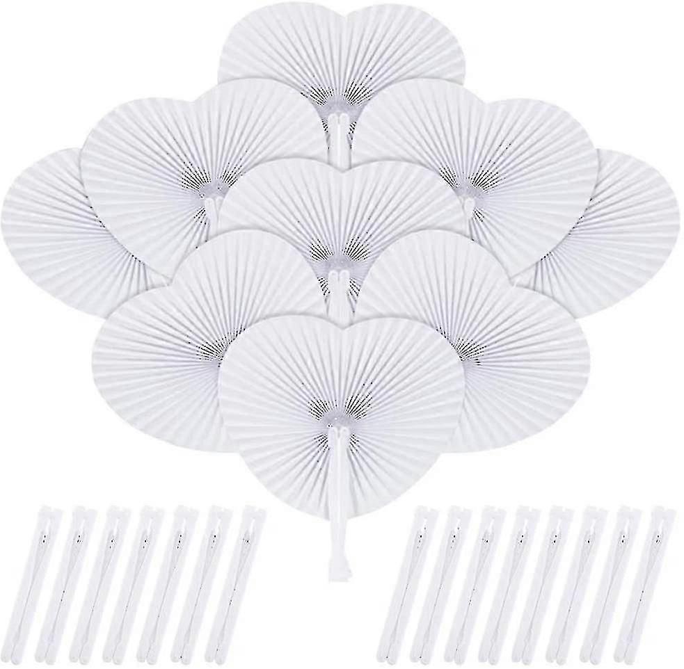 Sd Fans Folding, 24 Pcs Fan Handheld Folding Wedding