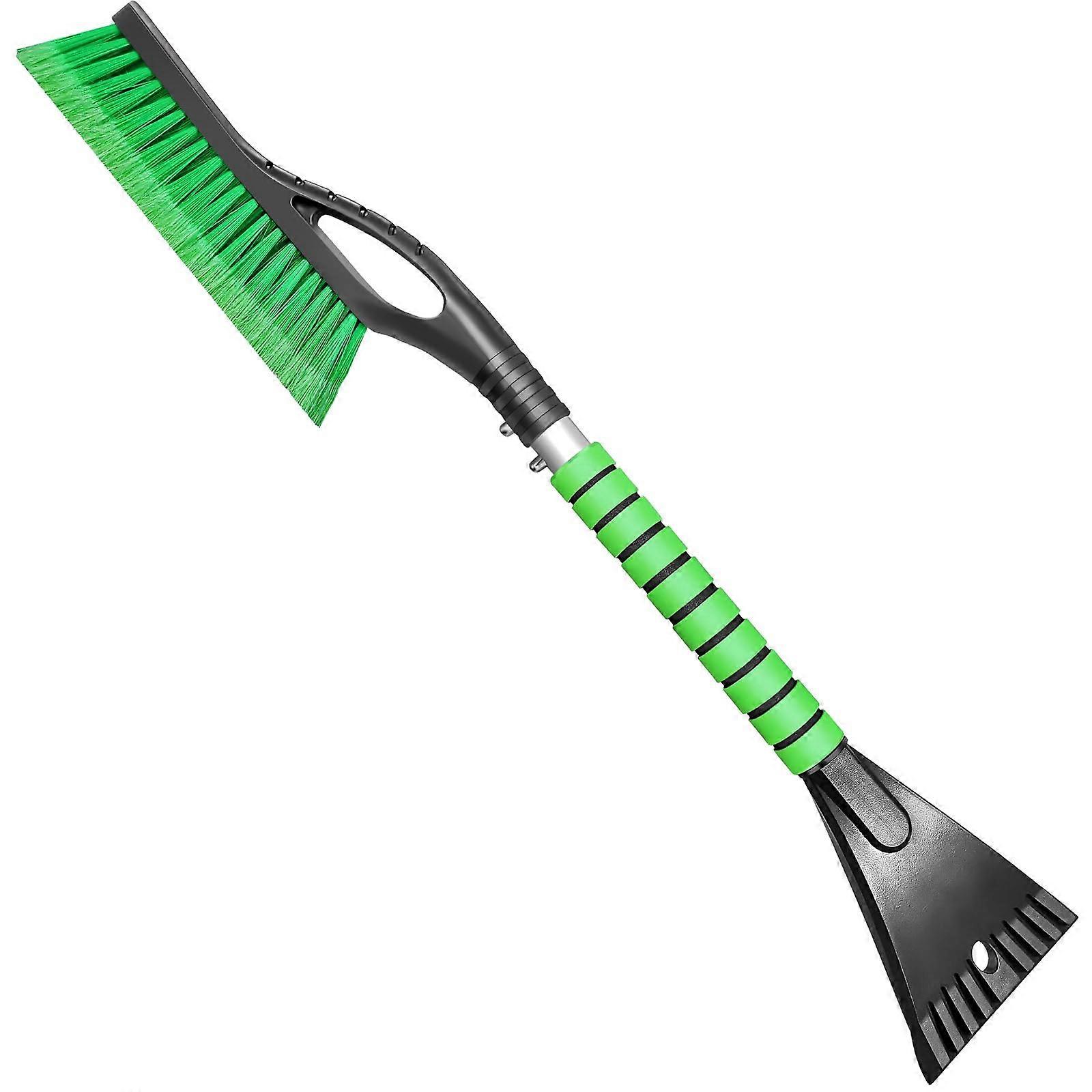 Car Snow Scraper and Brush 27-Inch Snow Brush, Detachable Ice Scraper With Foam Grip For Windshield, SUV, Truck 1 Piece