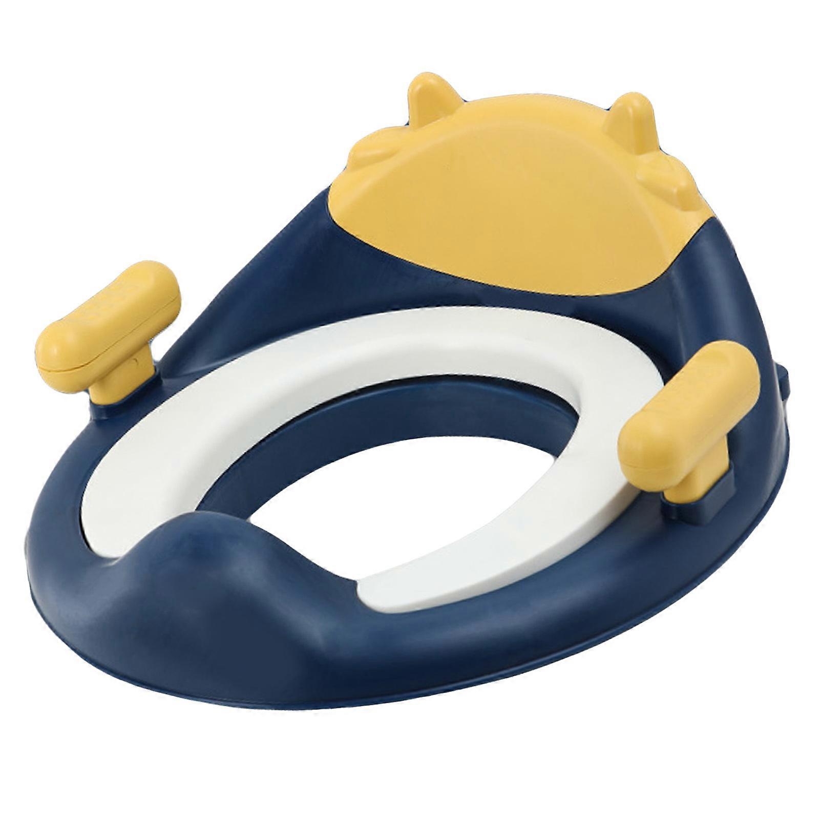 Potty Training PVC Soft Comfortable Prevent Slip Stable Potty Seat with Handle for Baby Boy Girl