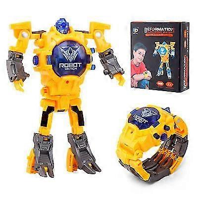 Creative Robot Transformer Kids Watch,Big Face Boys Digital Wrist Watches for 2-14 Year Old