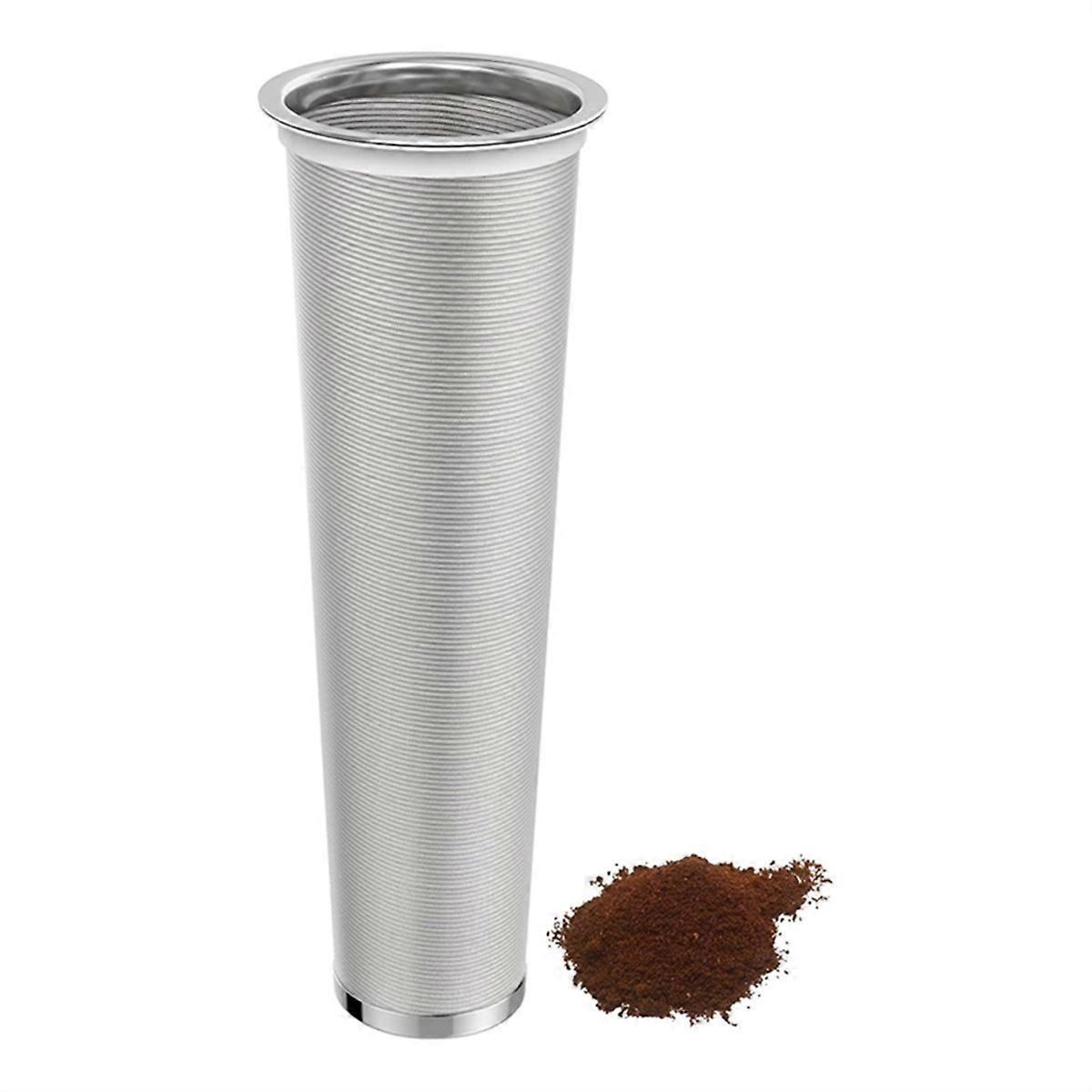 Cold Brew Coffee Filter for 64OZ Glass MasonJar Pitcher - Fine Mesh, 304 Stainless Steel Filter wit