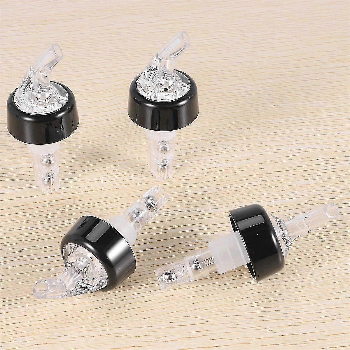 4 件 1 盎司自动测量瓶倒器 - 烈酒测量倒酒器饮料葡萄酒鸡尾酒分配器家庭酒吧工具