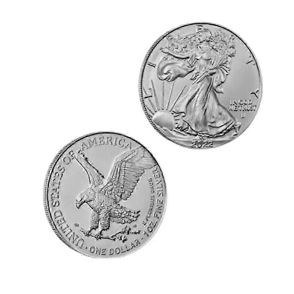 Invest In History With The American Silver Eagle Coin, Certificate Of Authenticity Ensures The Coin's Value, .999 Fine Silver Coin With The Timeless