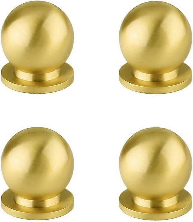 Antique Solid Brass Round Cabinet Drawer Knob Small Modern Simple