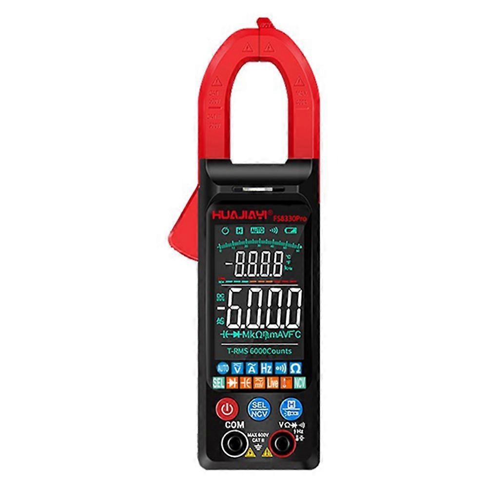  FS8330Pro DC/AC Current Digital Clamp Meter Red