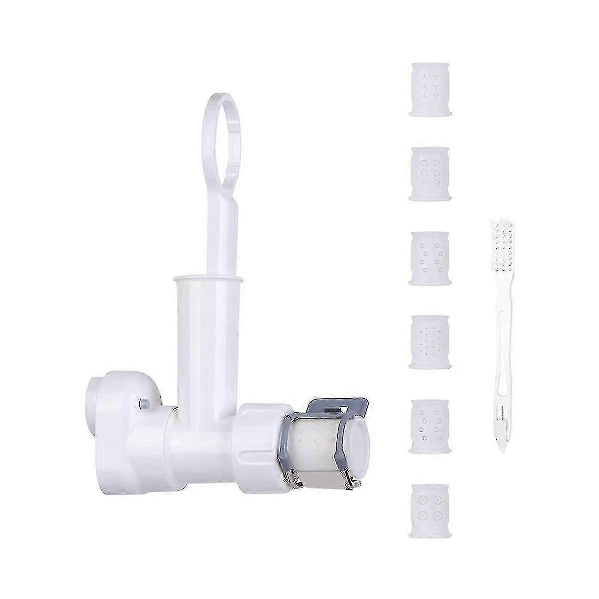 Mixer Accessories for Stand Mixer with 6 Different Shapes Of Pasta Outlet Durable Pasta Attachment