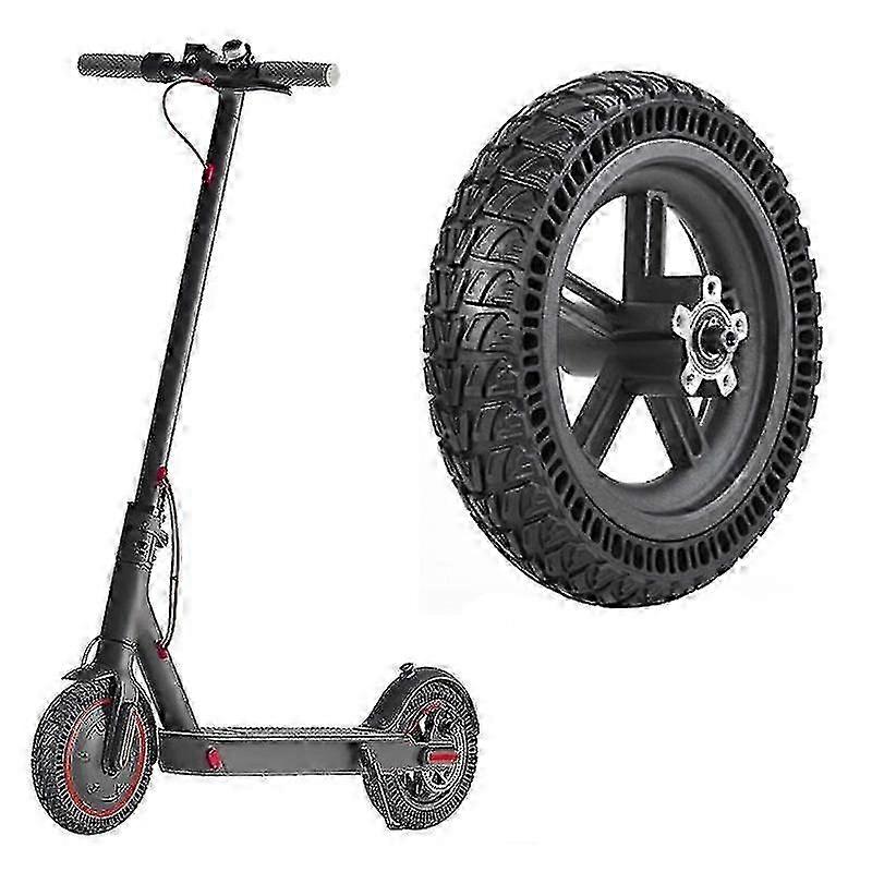 Για Xiaomi M365 Pro / Pro 2 / Pro 3 E-scooter 9-ιντσών συγκρότημα πλήμνης πίσω τροχού στερεό ελαστικό-QH